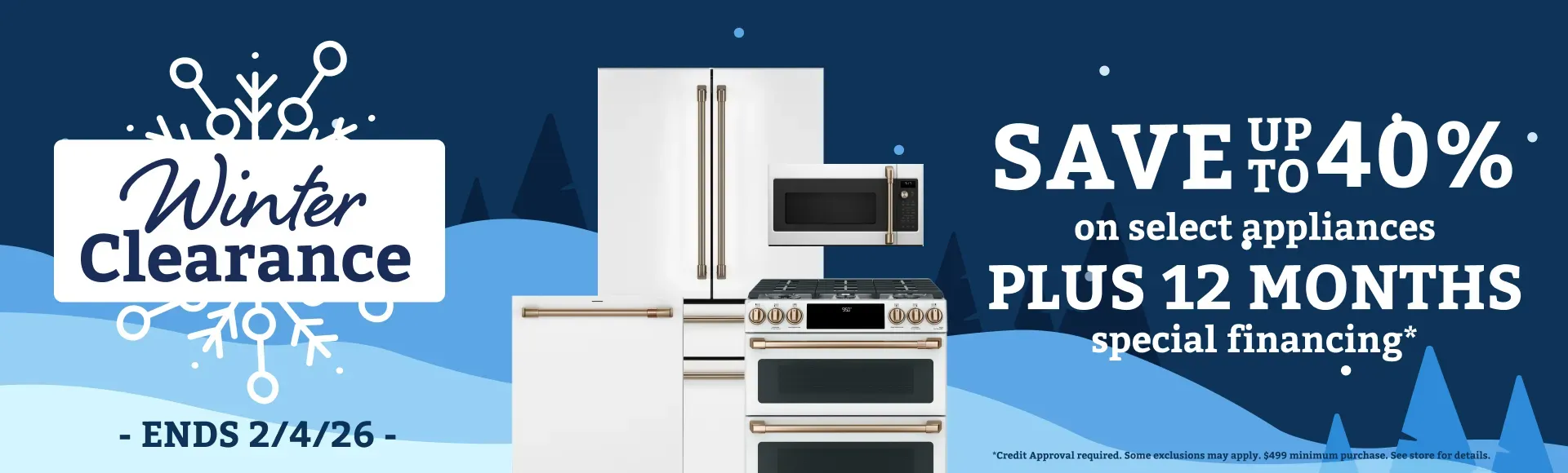 Winter Clearance Homepage Banner